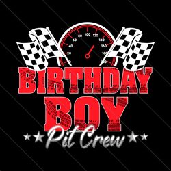 birthday boy pit crew svg