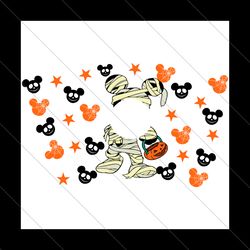 halloween starbucks cup wrap 24 oz svg file