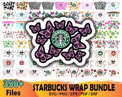 350 starbucks wrap bundle svg, starbucks svg, starbucks cup svg