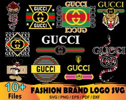 10 gucci bundle svg, brand logo svg, gucci svg, gucci logo svg