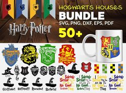 50 hogwarts houses bundle, trending svg, hogwarts houses