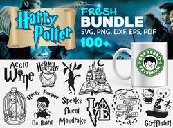 100 harry potter fresh bundle, trending svg, harry potter svg
