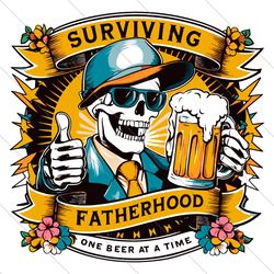 surviving fatherhood one beer at a time png, funny dad quote png, dad day png, world's best dad, happy father day png, d