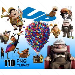 up disney movie bundle png file