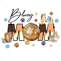 dog mum bluey mom cartoon character png