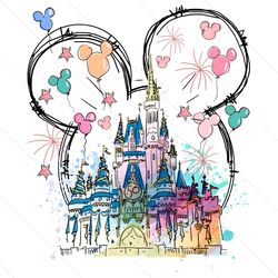 magical kingdom mouse ear castle png