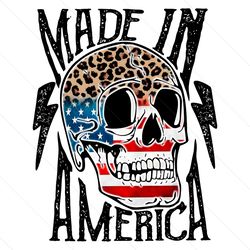 made in america skull july 4th png