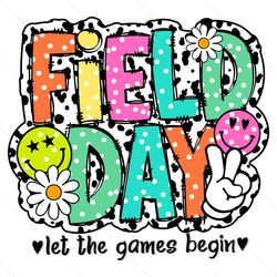 field day let the games begin svg