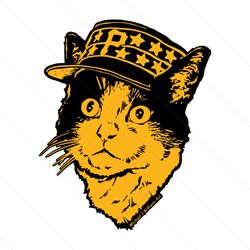 pittsburgh pirates baseball cat svg