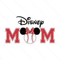 baseball disney mom minnie head svg