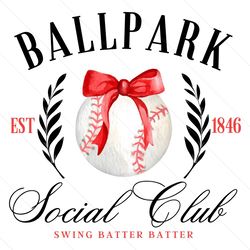 retro ballpark social club est 1846 baseball png