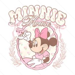 retro disney pink tea minnie mouse png