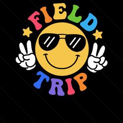 field day field trip smiley face glasses png
