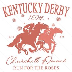 kentucky derby 150th churchill downs 2024 svg
