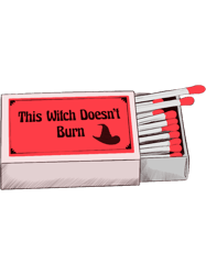 this witch doesnt burn matchbox