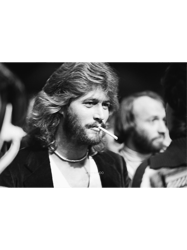 black and white om barry gibb barrygibbbeegees