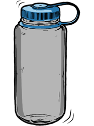 nalgene water bottle wide mouth