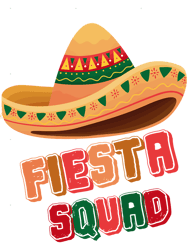 cinco de mayo fiesta squad mexican party cinco de mayo party design