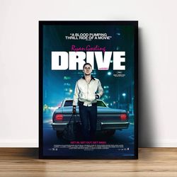 drive movie poster canvas wall art home decor (no frame)-1