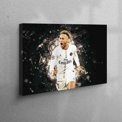 gym art canvas, bridesmaid gift, neymar canvas decor, wall art, wedding gift for couple personalized, art canvas, man ca