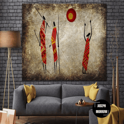 african women canvas art black woman canvas art african culture multi panel print african life art modern print ethnic a