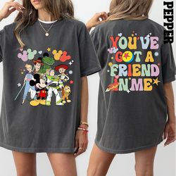 comfort colors toy story shirt, disney world toy story t shirt, you ve got a friend in me shirt, toy story movie