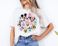 mickey & friends shirt, goofy and pluto t-shirt, donald and daisy sweater, disney happiest place on earth tee, disney