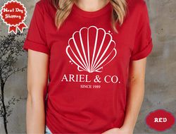 ariel and co. shirt, disney shirts for women