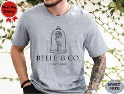 disney princess shirt, belle and co shirt