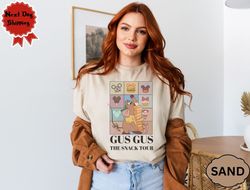 funny gus gus the snack tour shirt, cinderella gus gus shirt