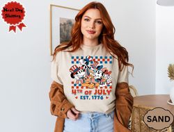 mickey & friends 4th of july shirt, mickey american patriotic sweatshirt