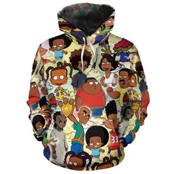 african hoodie black animated characters hoodie
