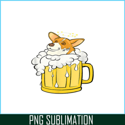 corgi dog beer drinking png drinking party png corgi and beer png