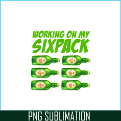 working on my six pack png funny beer gym gift png beer and gym png