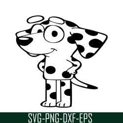 mrs. retriever dalmatian svg png dxf eps bluey character svg bluey cartoon svg