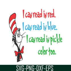 i can read in red svg, dr seuss svg, dr seuss quotes svg ds1051223113