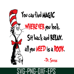 you can find magic whenever you look svg, dr seuss svg, dr seuss quotes svg ds1051223136