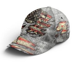 personalized american plag hat