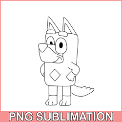 rusty line png rusty bluey png bluey character png