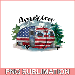 america png camping png car camper american flag png