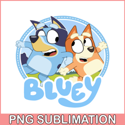 bluey siblings svg pdf png bluey family svg bandit and chilli svg