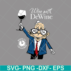 wine with dewine svg, png, dxf, eps digital file fn14062104