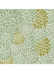 sage green aesthetic floral pattern