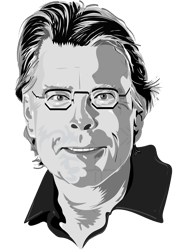 portrait of stephen king