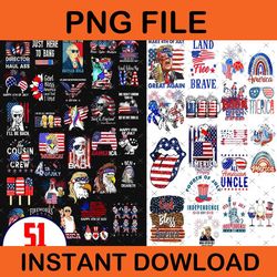 4th of july png bundle, july 4th png, fourth of july, america png