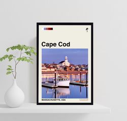 cod art, cape cod poster, no farme