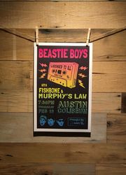 beastie boys gradient concert premium matte vertical posters
