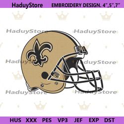 new orleans saints helmet logo machine embroidery