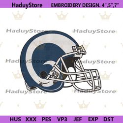 los angeles rams helmet logo machine embroidery