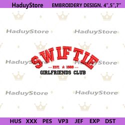 swifties grilfriend club embroidery files